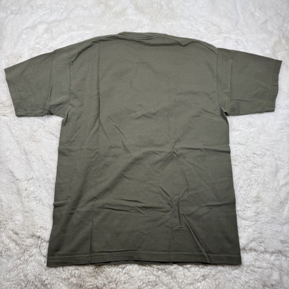 Vintage Oregon Bike Short Sleeve T-Shirt Bayside Made in USA Cotton Green XL - Picture 5 of 6